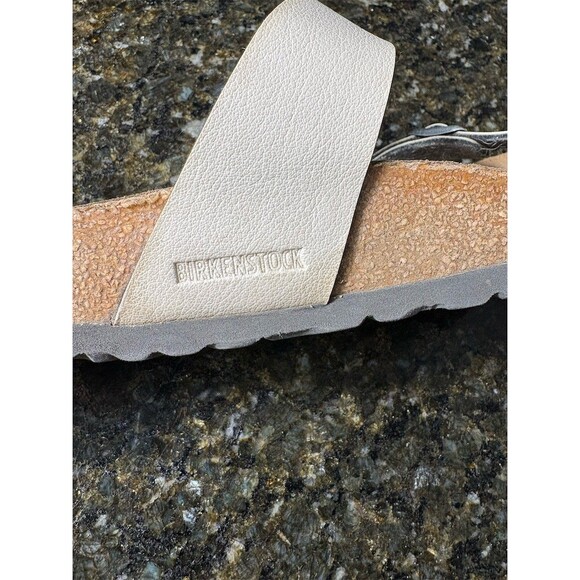 Birkenstock Mayari Women's Strappy Toe Loop Sandals Beige Size 10-11 EU - Picture 10 of 16
